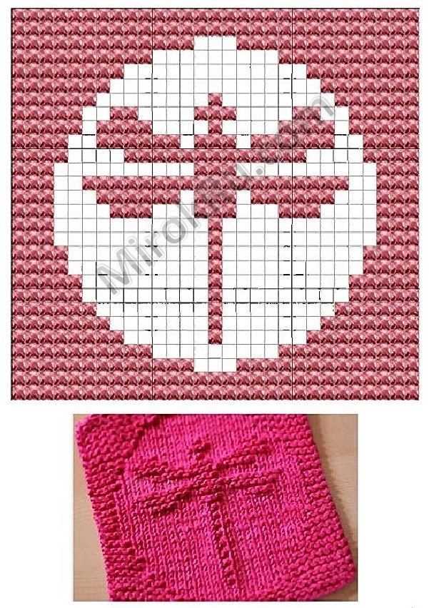 Dragonfly dishcloth knit pattern