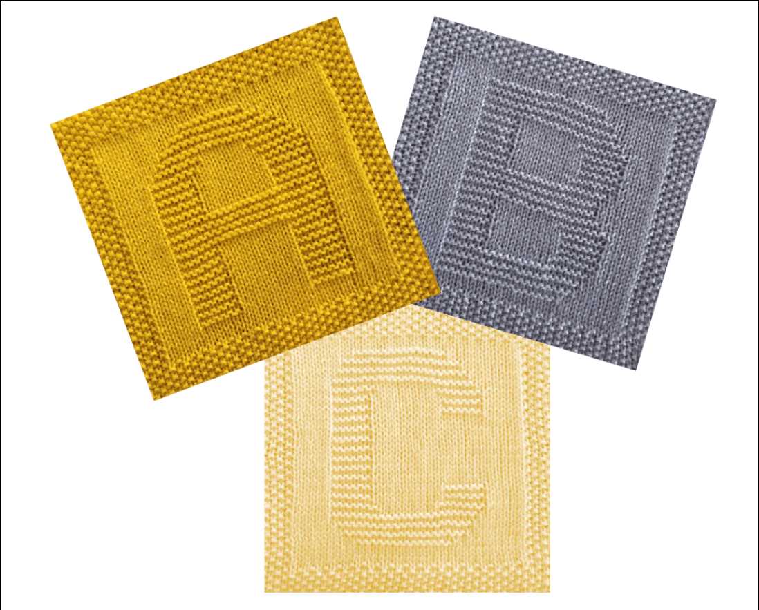 Daisy dishcloth knit pattern