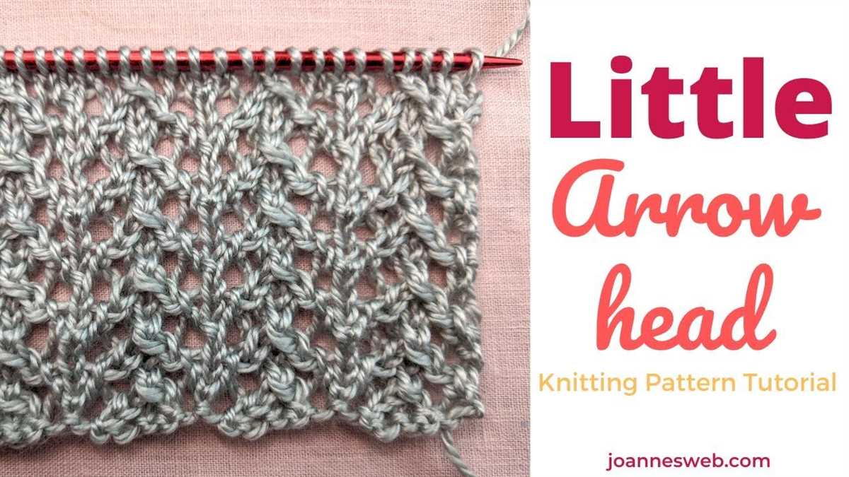 Easy 2 row lace knitting pattern