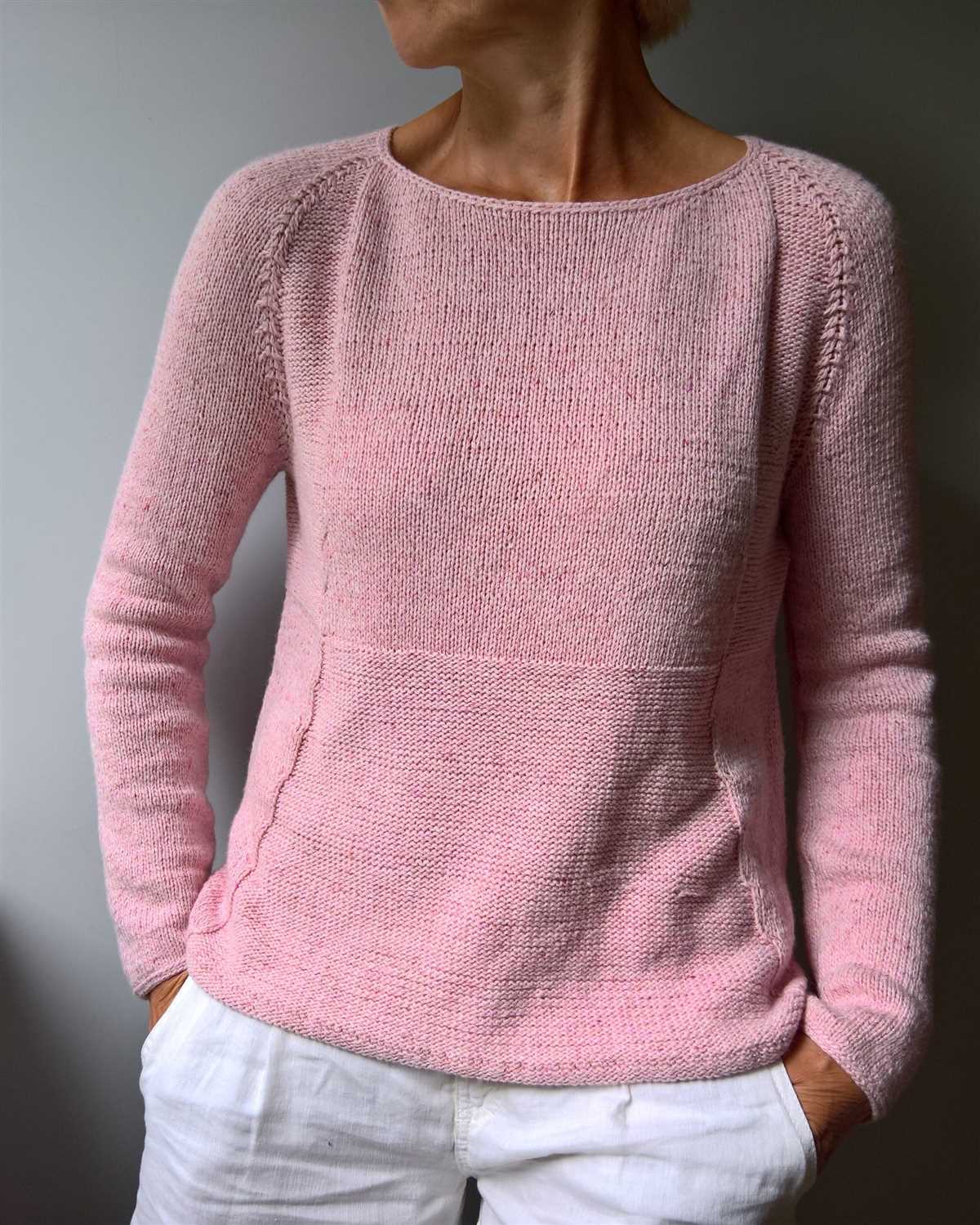 Knitting pattern top down raglan sweater