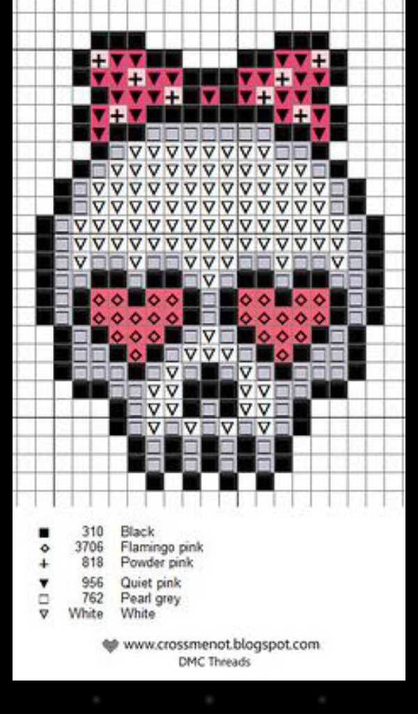 Small skull knitting pattern