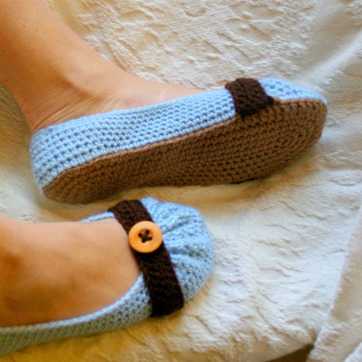 Knitted ballet slippers pattern