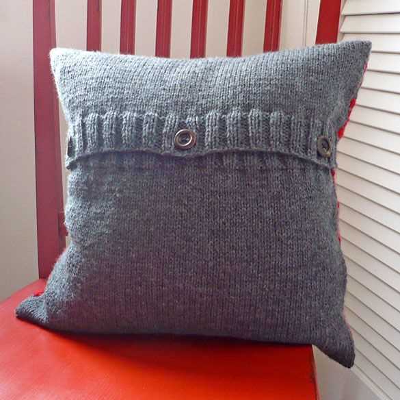 Hand knitted cushion cover patterns free