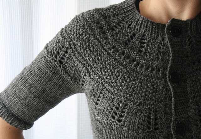 Yoke sweater knit pattern free