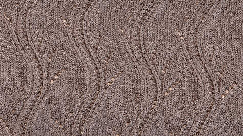Dragon tail knitting pattern