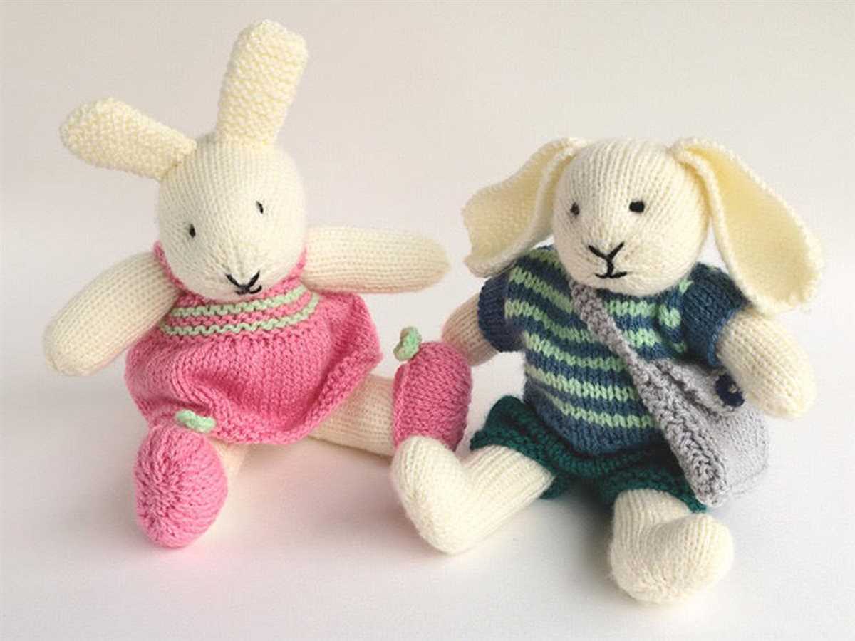 Little rabbit knitting patterns
