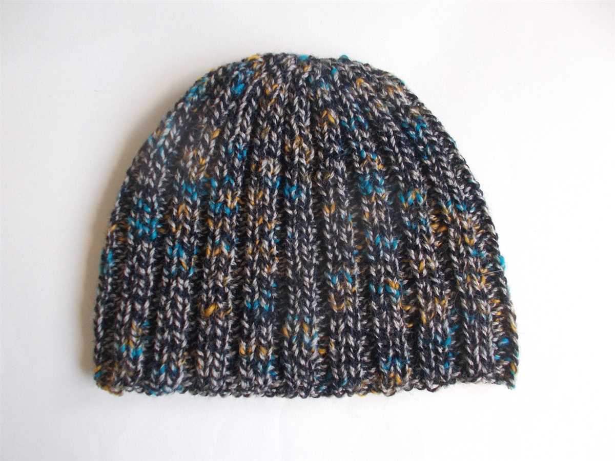 Beehive knit hat pattern