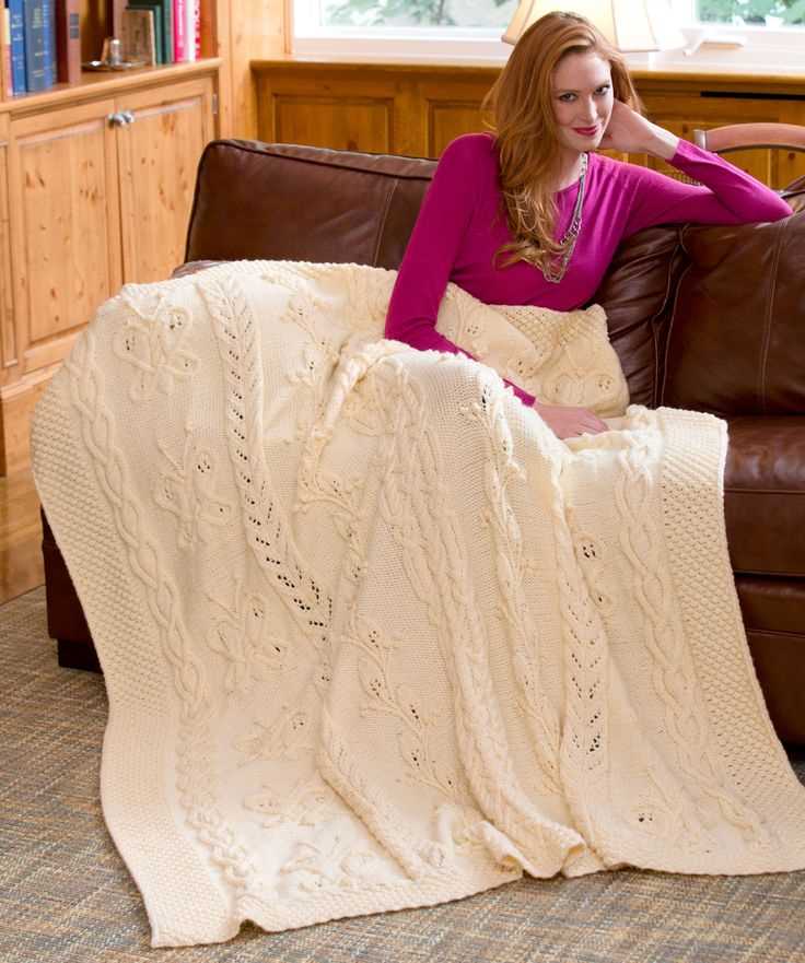 Heart blanket knitting pattern free