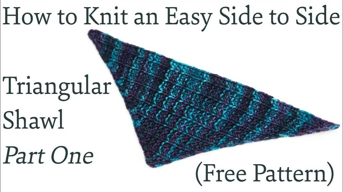 Easy knitted shawl patterns