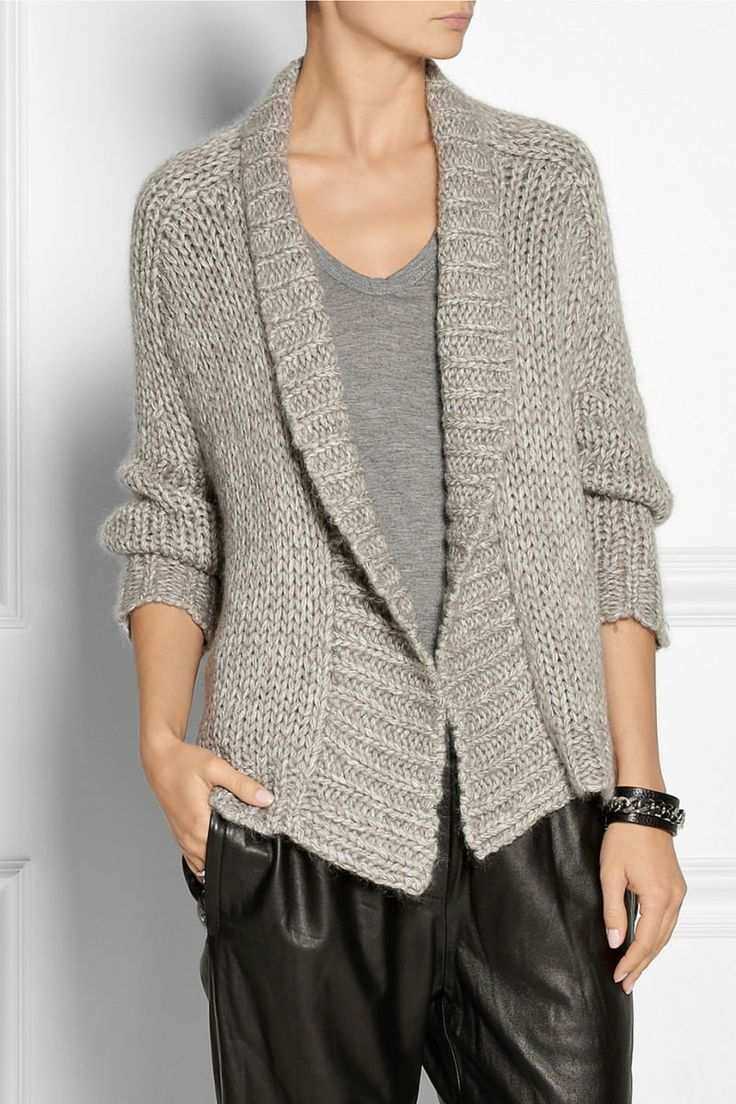Bobble knit cardigan pattern