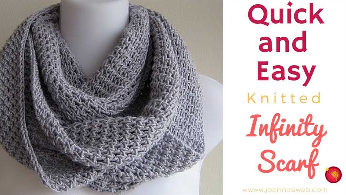 Double wrap cowl knitting pattern