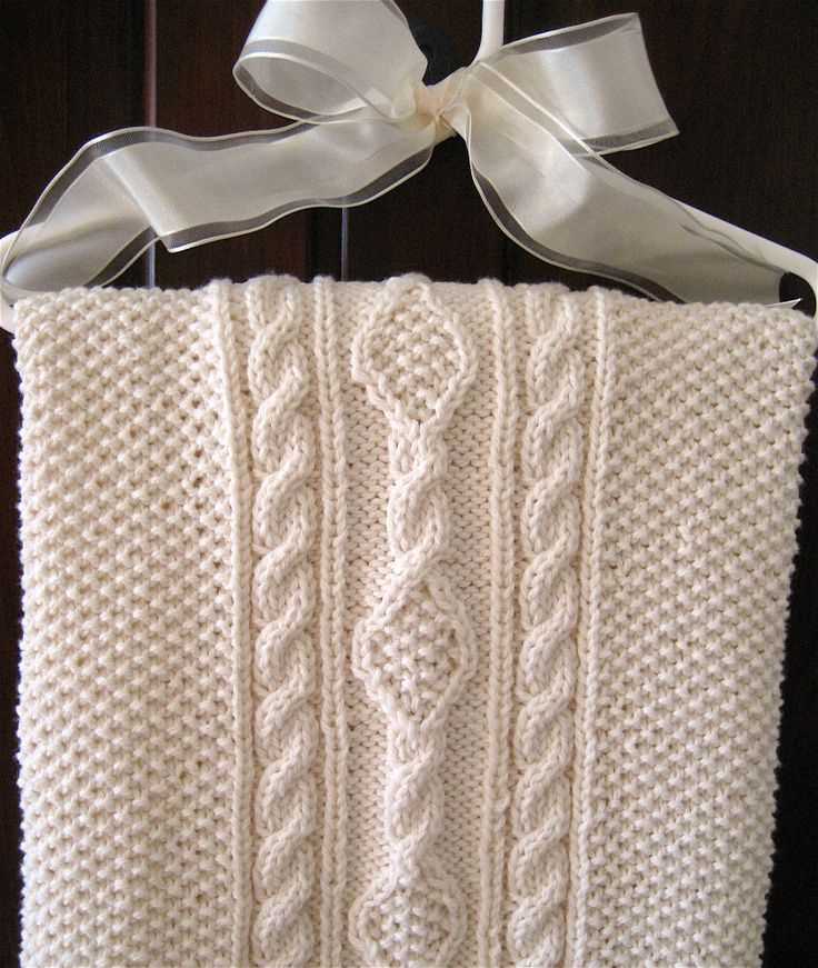 Irish knit blanket pattern