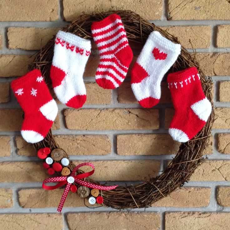 Knitting pattern christmas decorations
