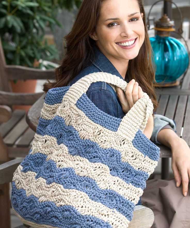 Knitting patterns bags and purses