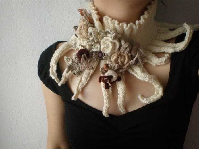 How to Knit a Stylish Scarflette for Fall and Winter Scarflette knitting pattern