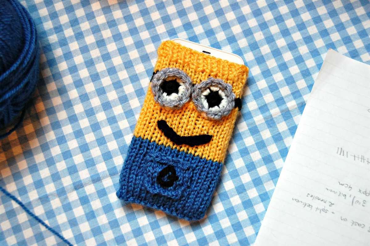 Laptop case knitting pattern