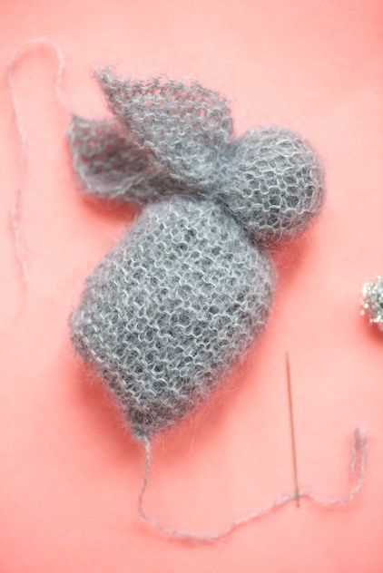 One square bunny knitting pattern