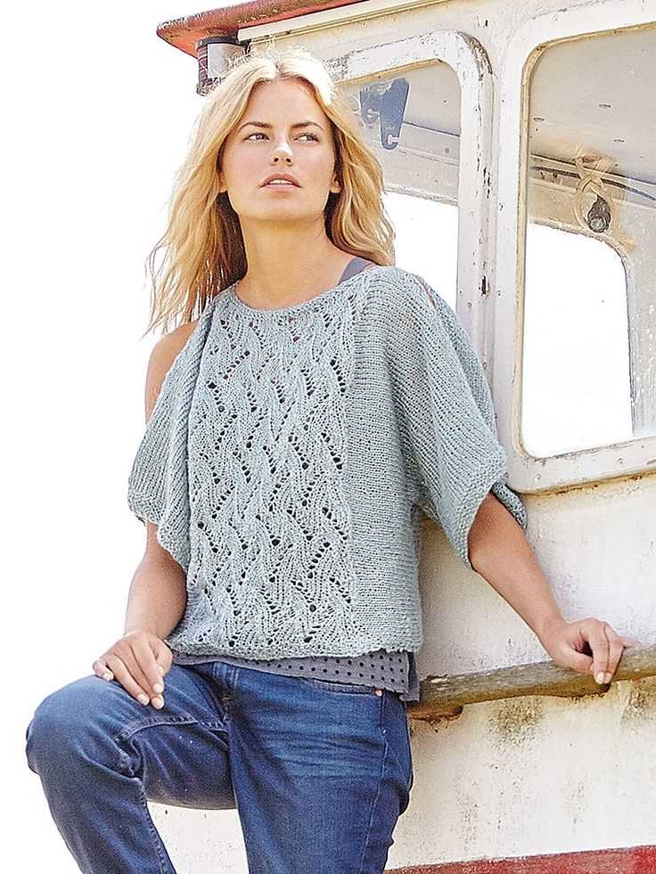 Cold shoulder knitting pattern