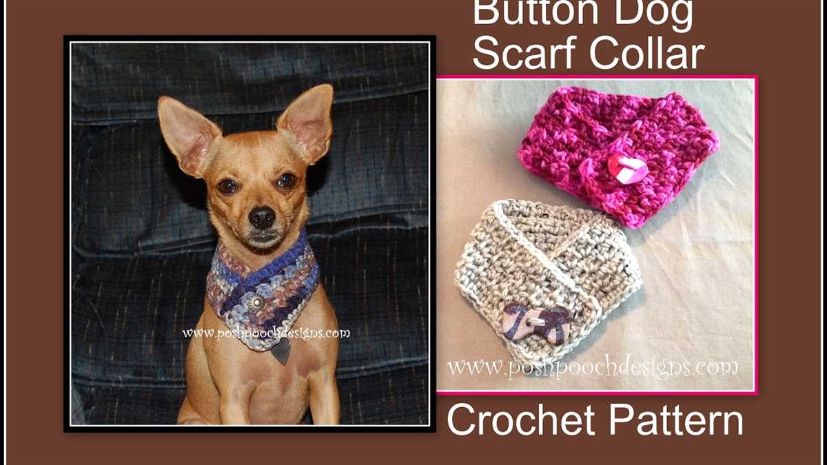 Dog scarf knitting pattern