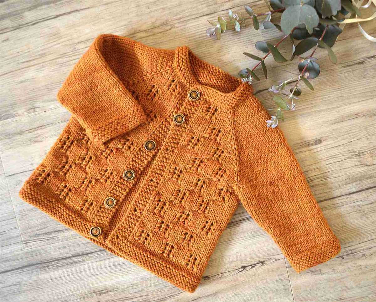 Knit baby cardigan pattern free