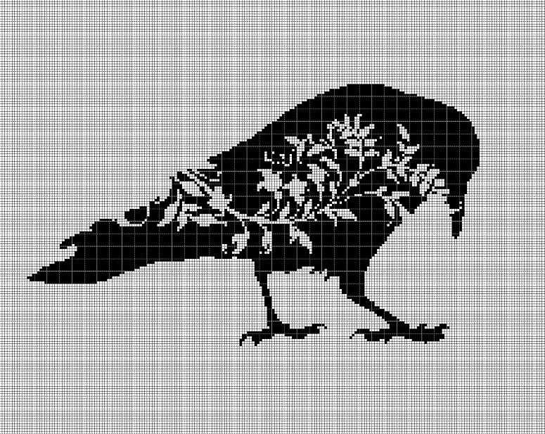 Crow knitting pattern free