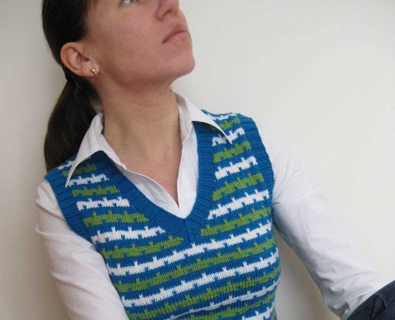 Dk vest knitting pattern