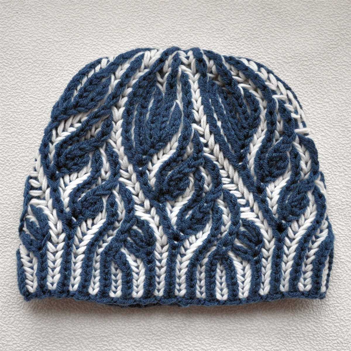 Brioche knitting hat patterns