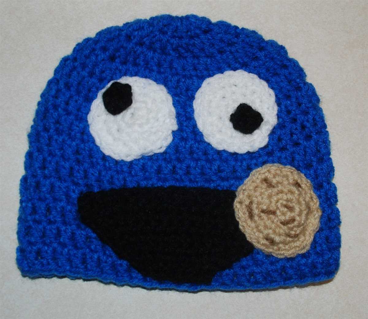 Cookie monster knit hat pattern