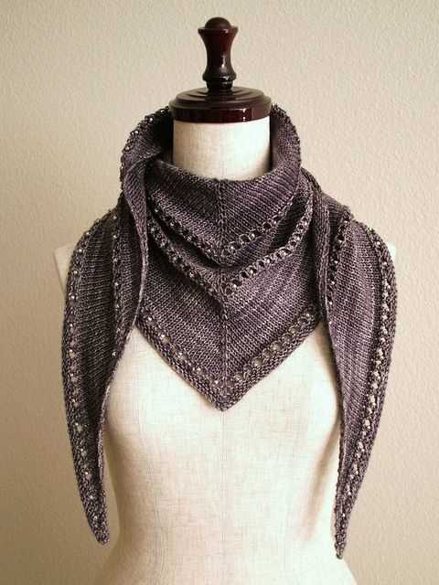 Free kerchief knitting pattern