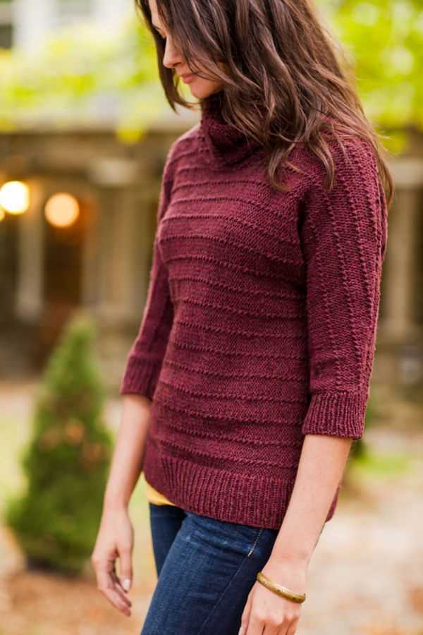Cuff to cuff sweater knitting pattern