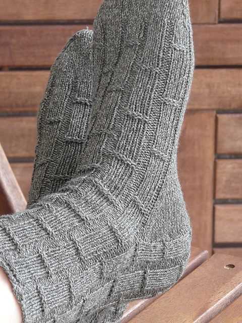Mens sock knitting pattern
