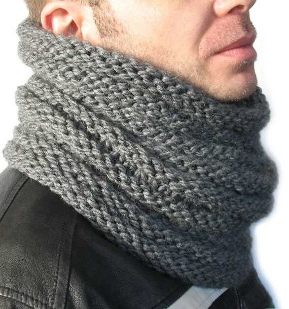 Mens knitted snood pattern