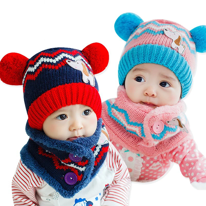 Childrens hat and scarf set knitting pattern