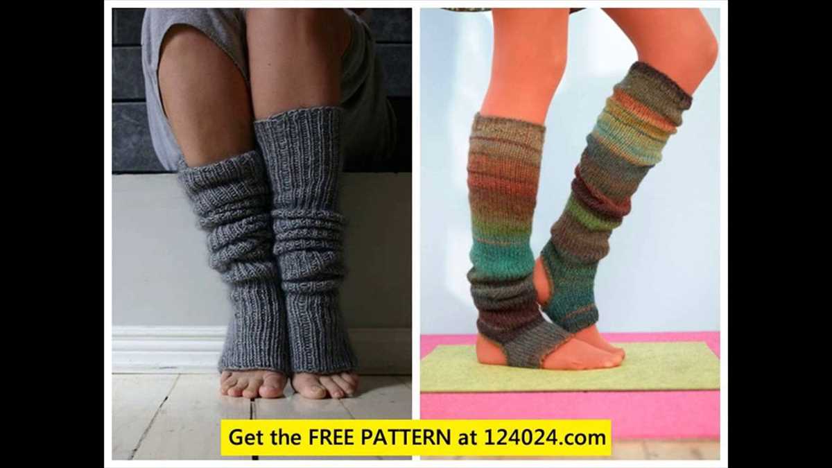 Easy knit leg warmers pattern free