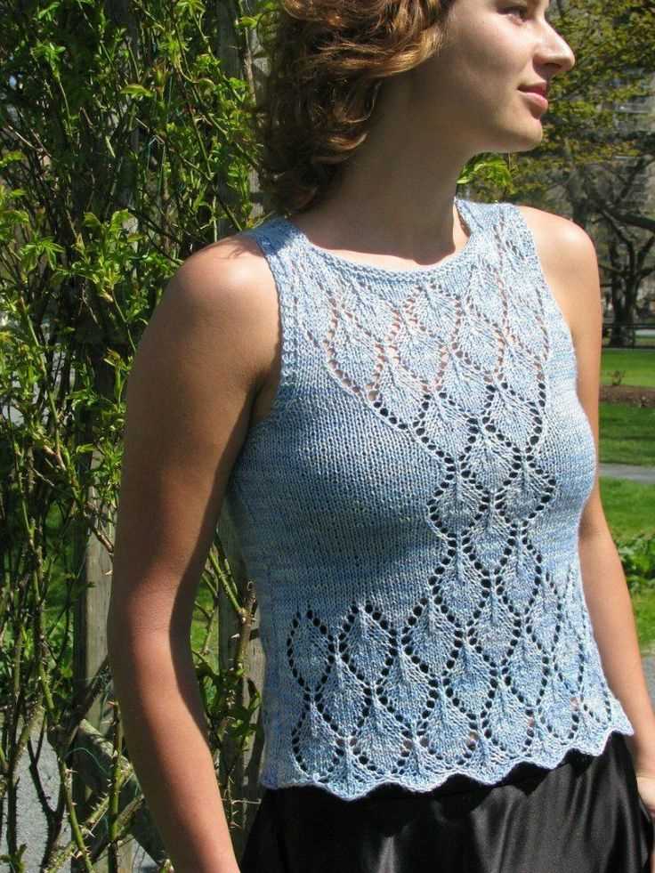 Summer vest knitting pattern
