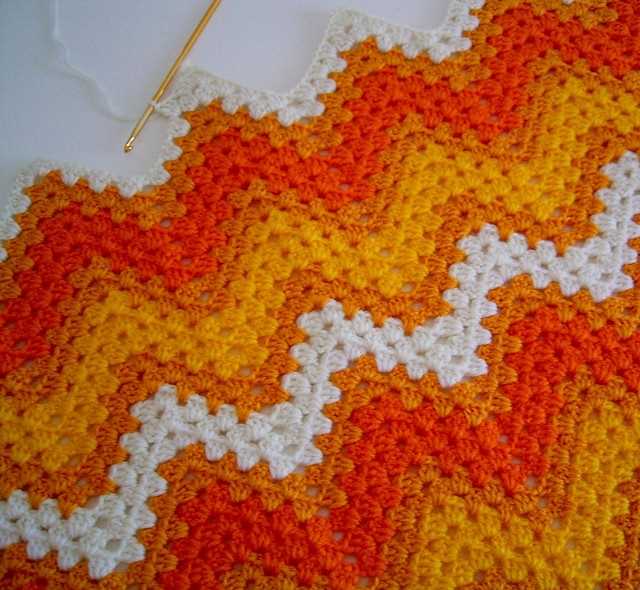 Zig zag blanket knitting pattern