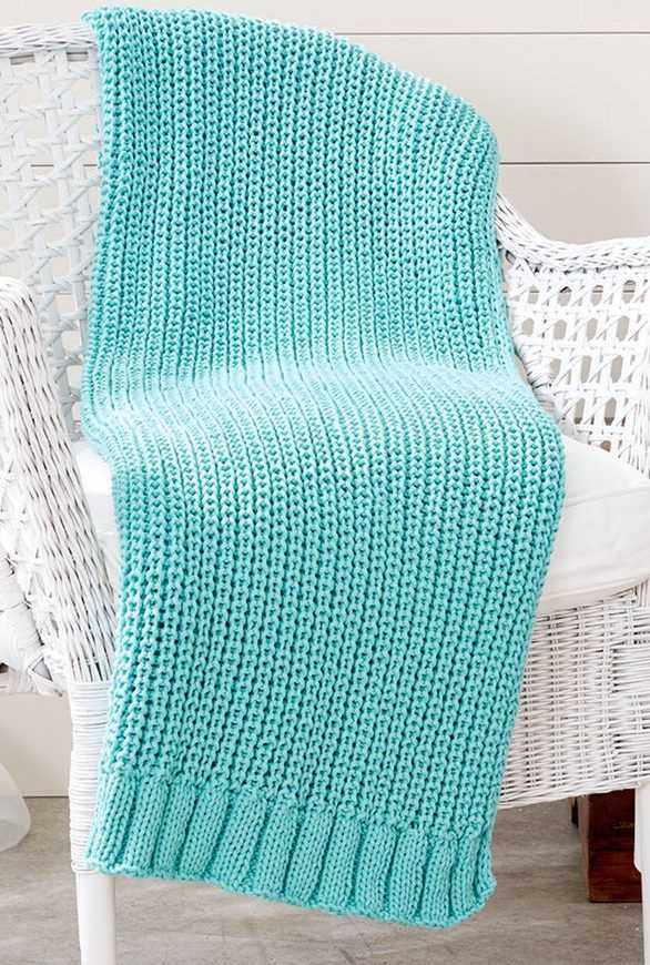 Easy knitting patterns for blankets
