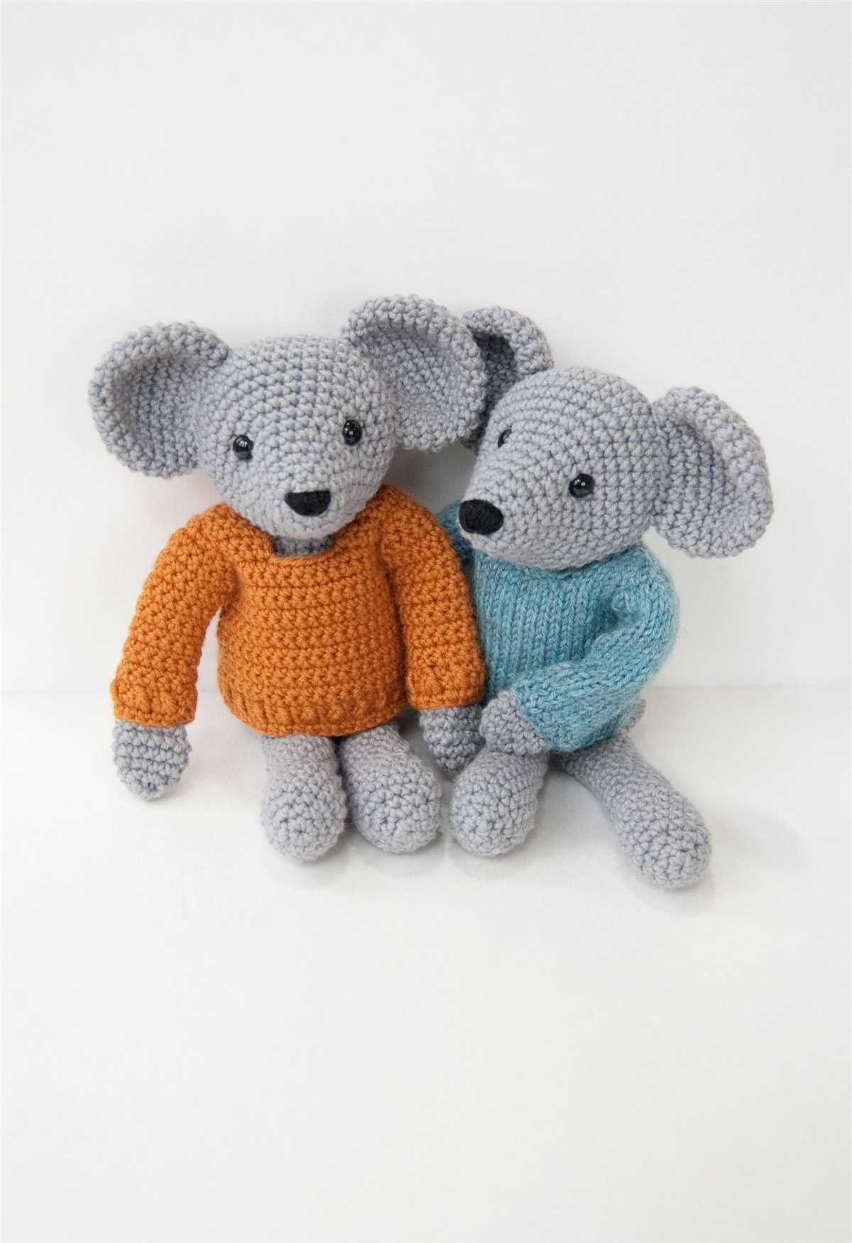 Free knitting pattern for a mouse
