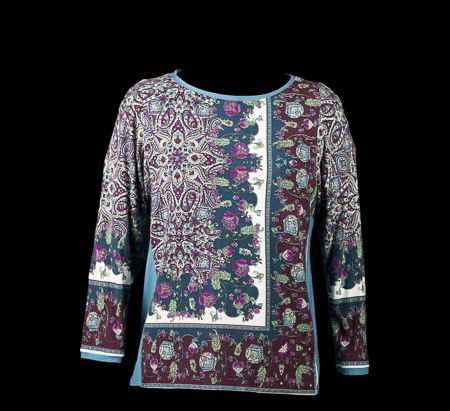 Boat neck knitting pattern
