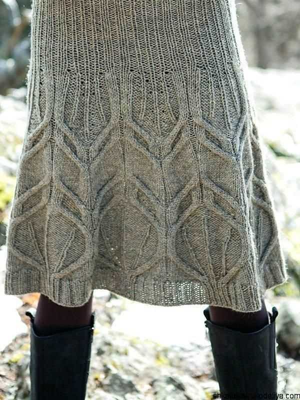 Skirt knit pattern