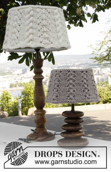 Knitted lampshade pattern