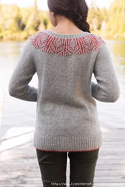 Knit in the round sweater pattern