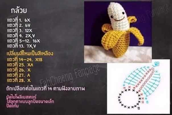 Banana knitting pattern free