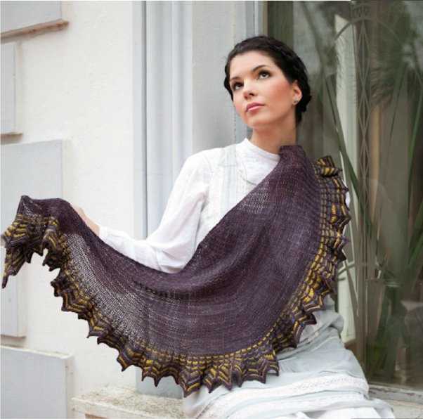 Sweater shawl knitting pattern