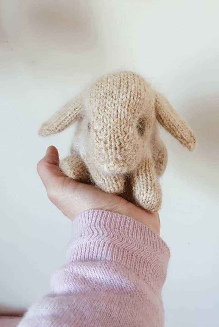 Free knitting pattern easter bunny