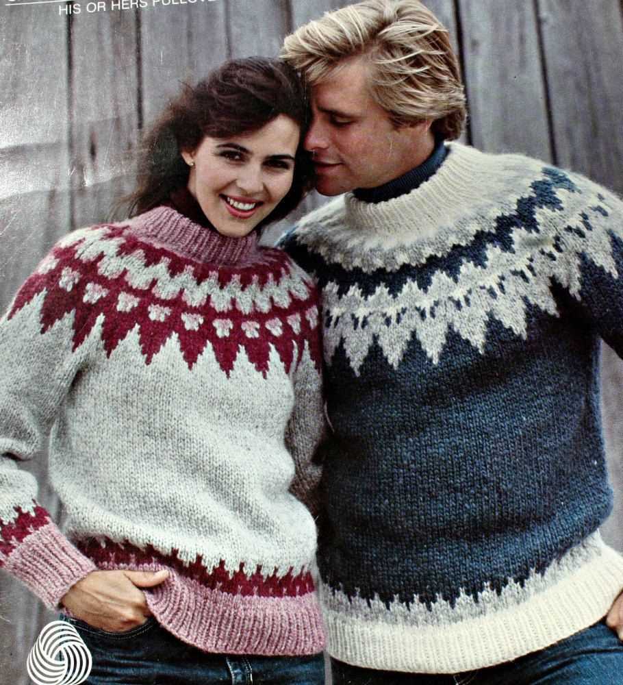 Nordic sweater knitting pattern
