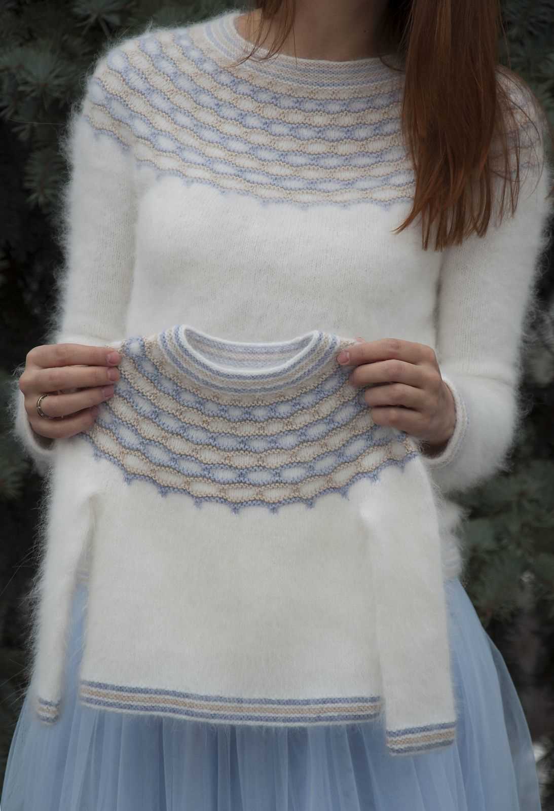 Knitting pattern for an angel