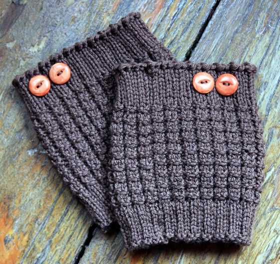 Easy knit boot cuff pattern free