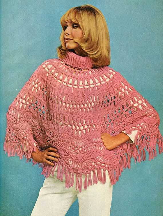 Lacy poncho knitting pattern free