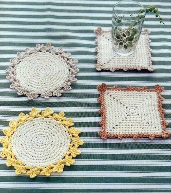 Knitted coaster patterns free